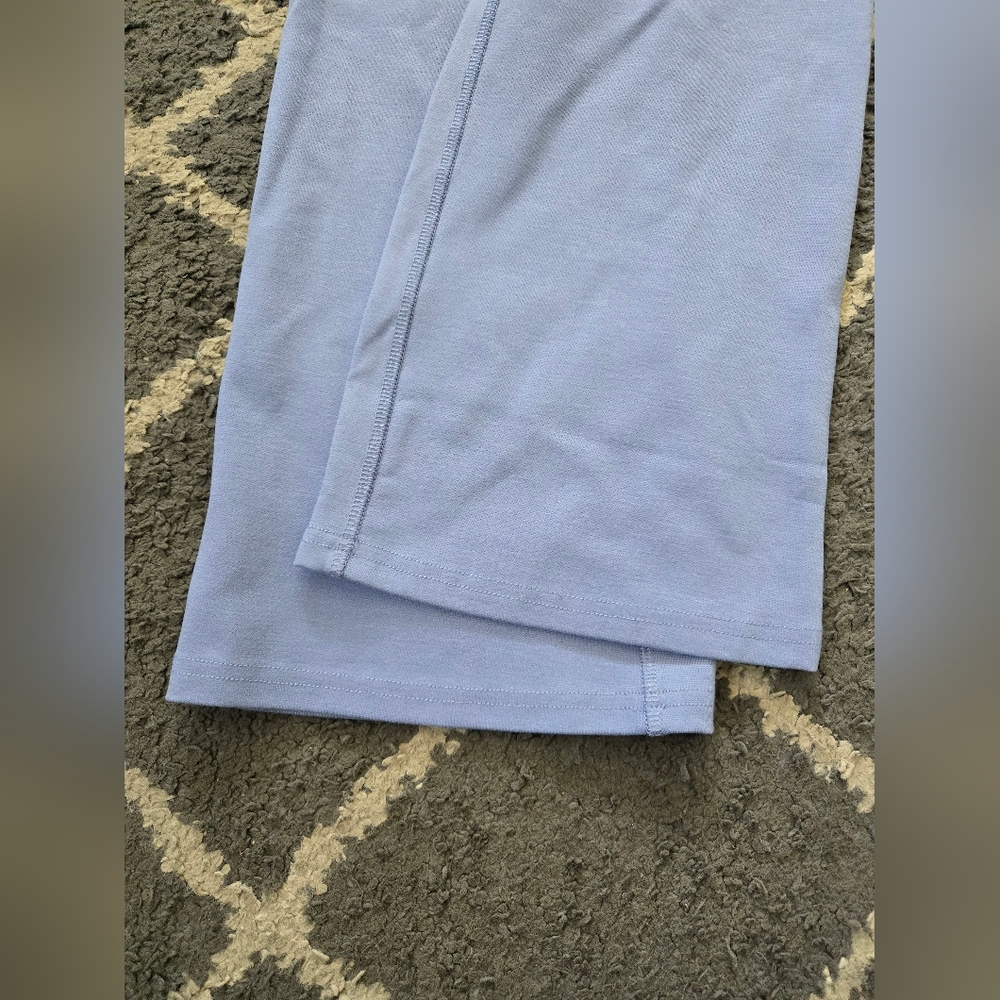 Fabletics 24/7 Kick Flare Pant Ponte High Rise Blue Wedgewood Size Medium - Picture 9 of 14